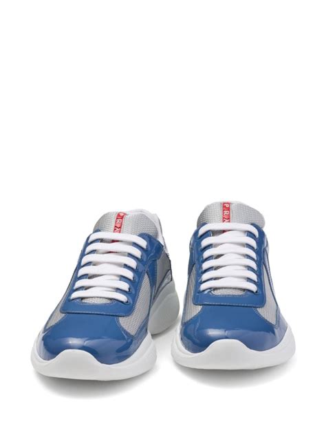 prada sneakers blauw|all black Prada sneakers.